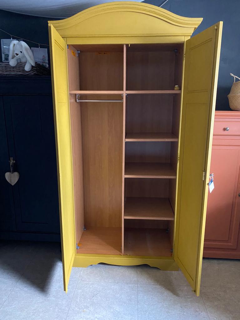 Brocante demontable kast Jaune