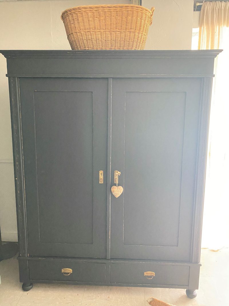 Brocante demontabele kast Noir