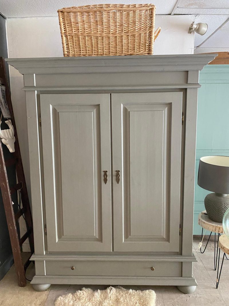 Brocante demontabele kast Taupe