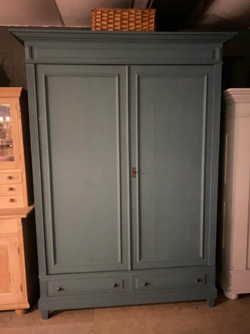 Brocante demontabele kast Petrol