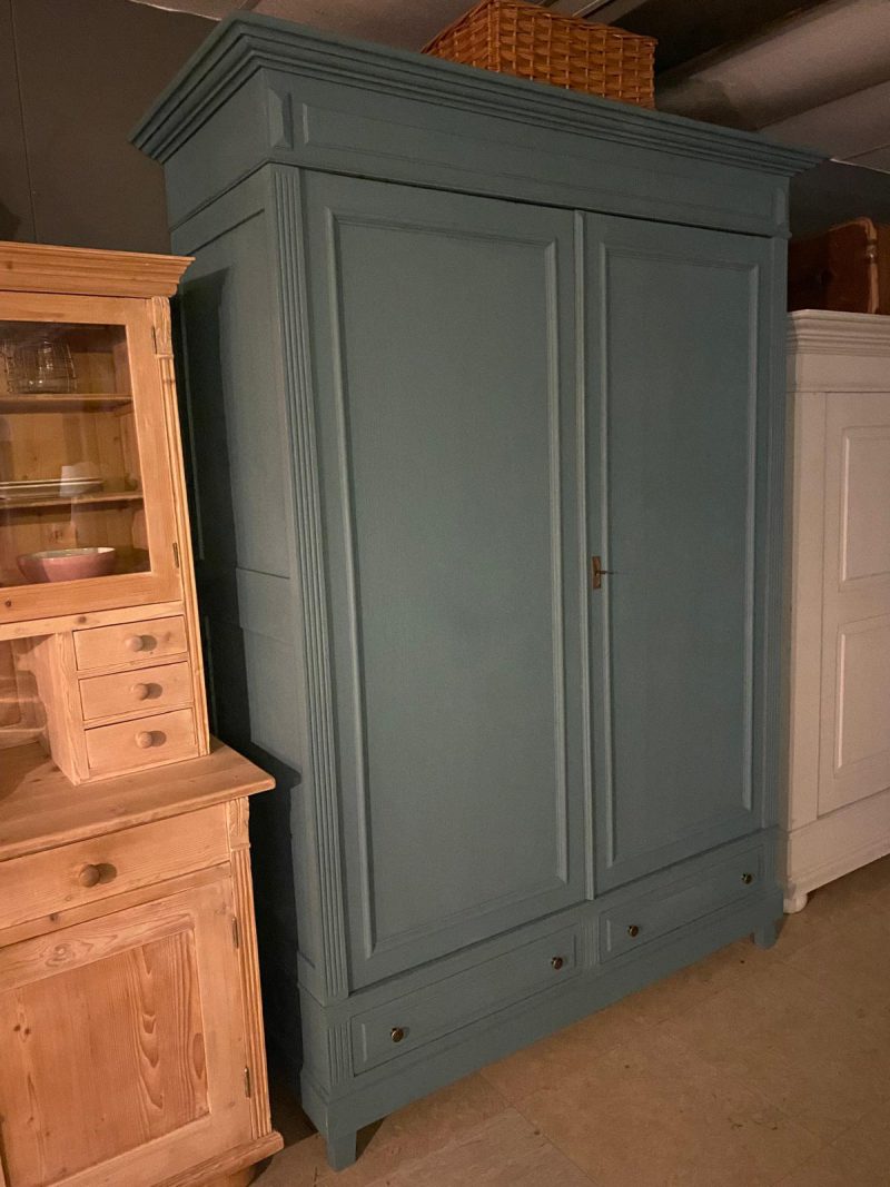 Brocante demontabele kast Petrol