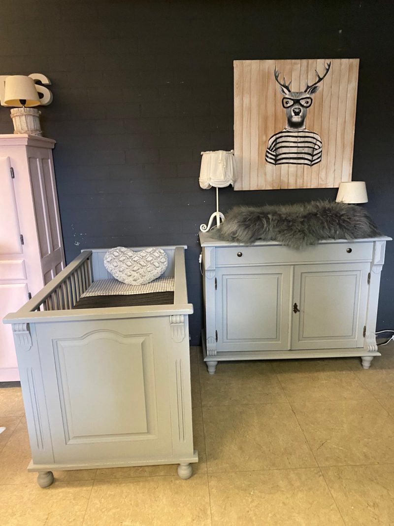 Brocante ledikantje Milou