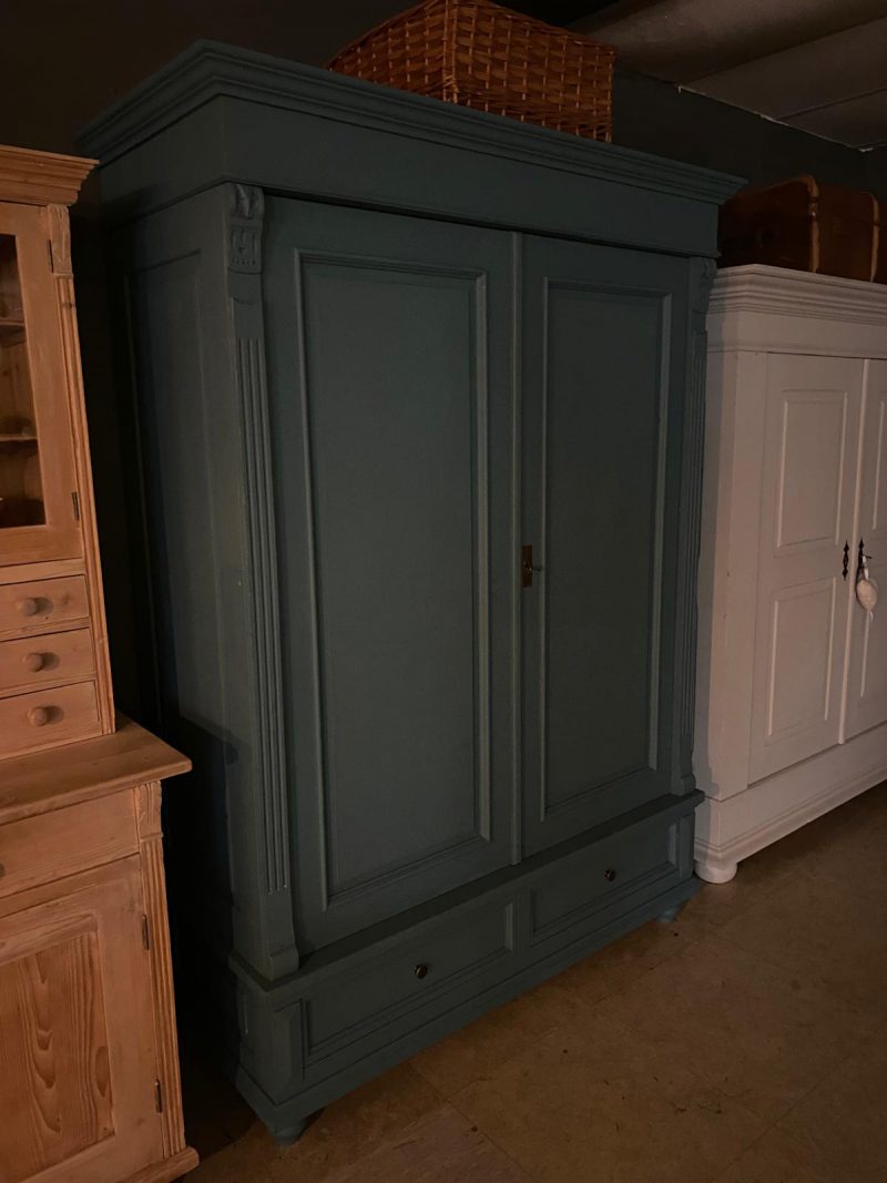 Brocante demontabele kast Blue