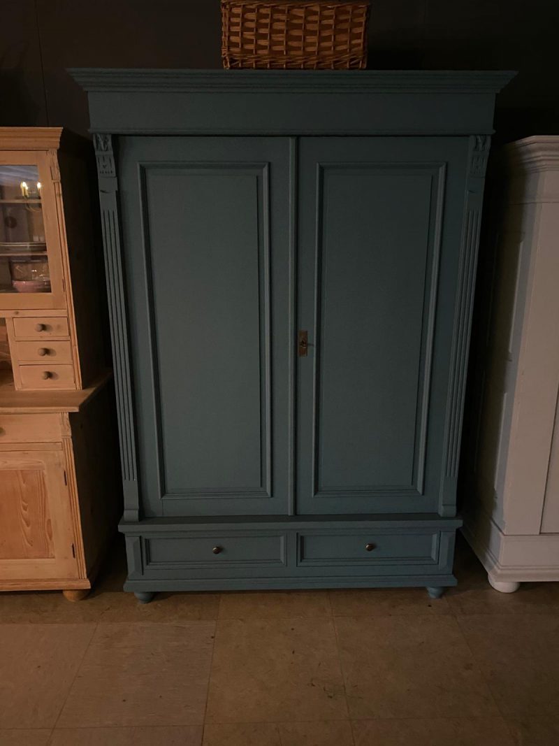 Brocante demontabele kast Blue