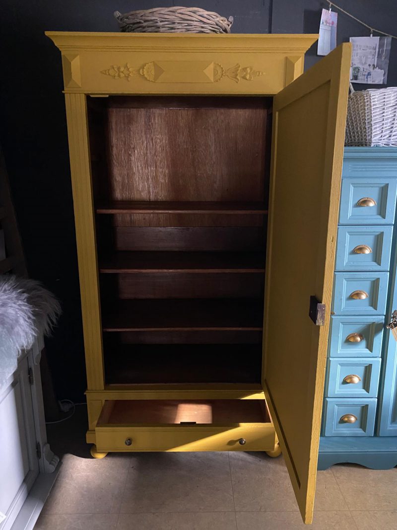 Brocante demontabele kast Jaune