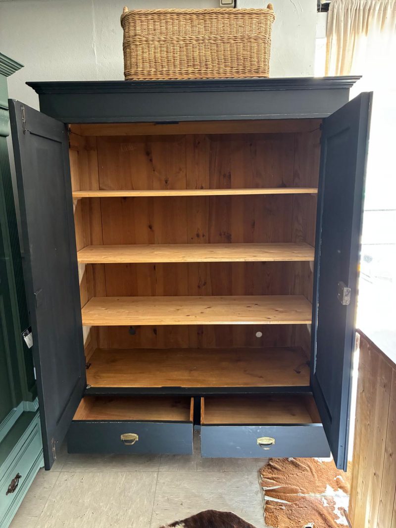 Brocante demontabele kast Noir